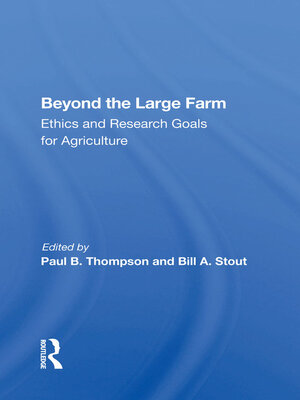 cover image of Beyond the Large Farm